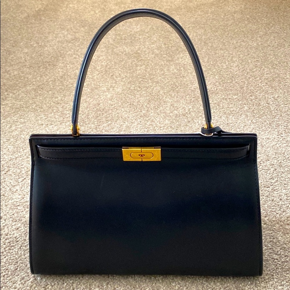 TORY BURCH Lee Radziwill Satchel black bag NWT